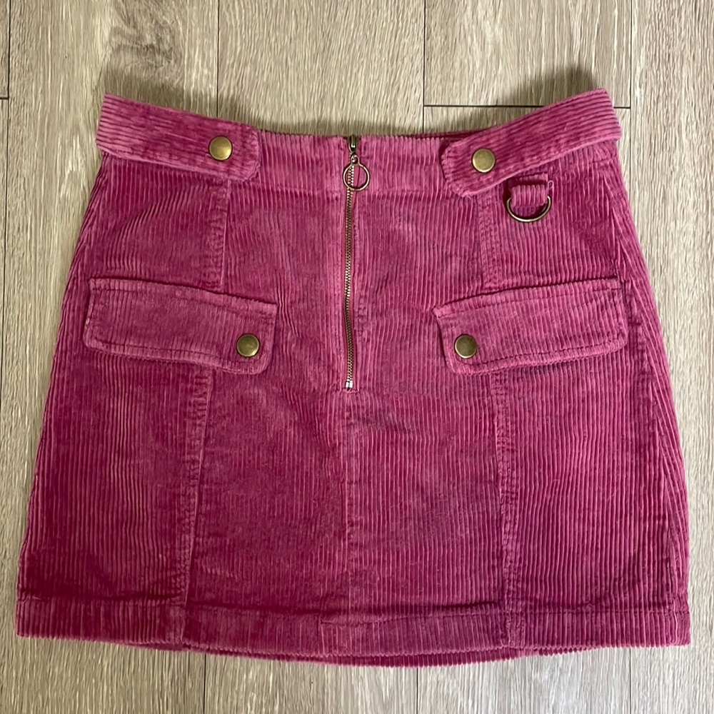 Corduroy Mini Skirt F21 in Medium